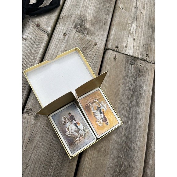 Lipizzaner Double Deck Playing Cards In Package VINTAGE - Picture 2 of 5